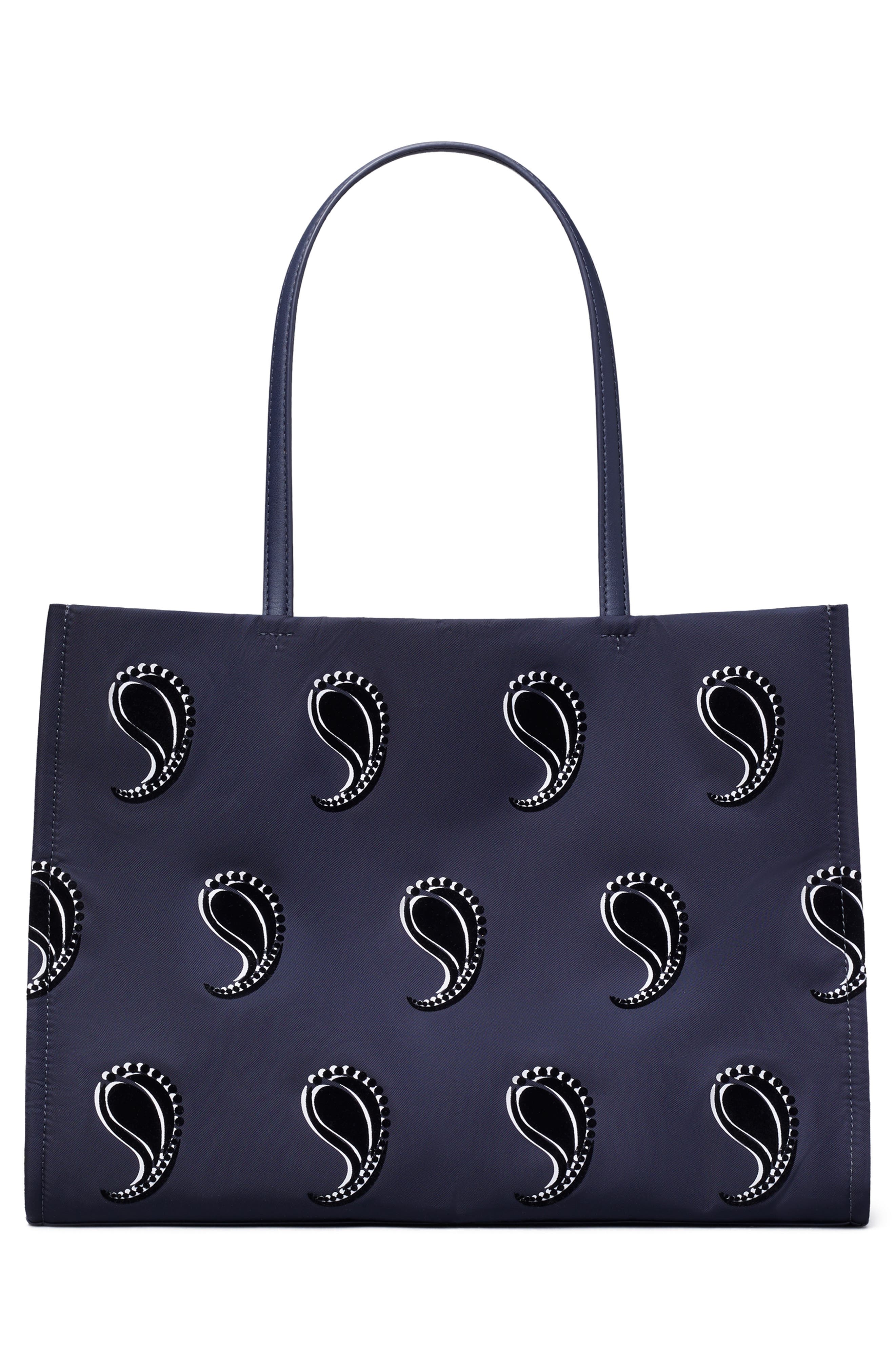Tory Burch Small Ella Print Tote, Alternate, color, 