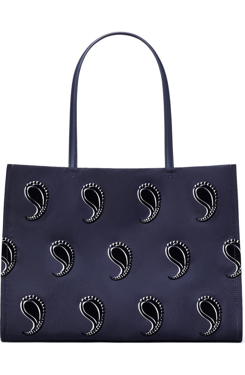 Tory Burch Small Ella Print Tote, Alternate, color,