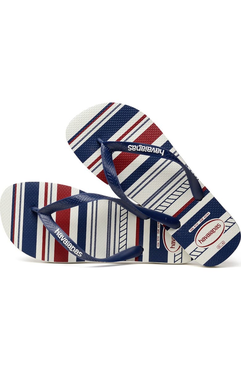Havaianas Top Nautical Flip Flop, Alternate, color,