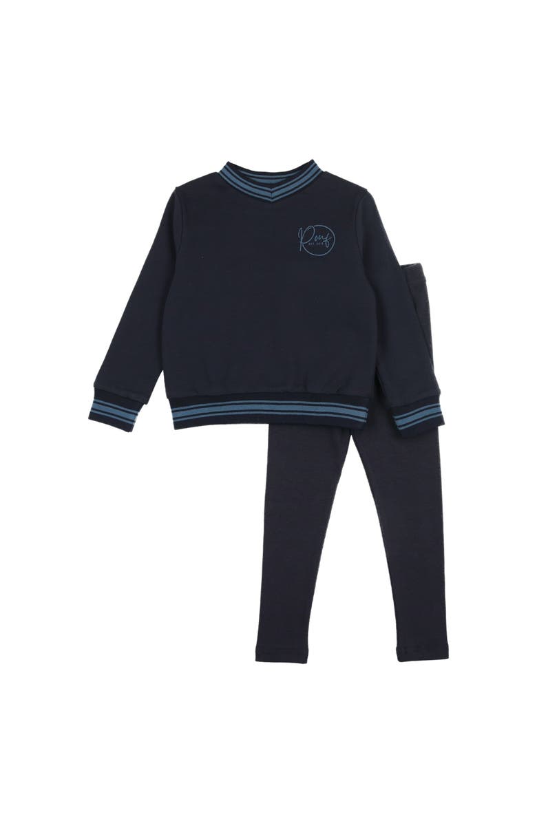 Pouf Varsity Set, Main, color, Navy