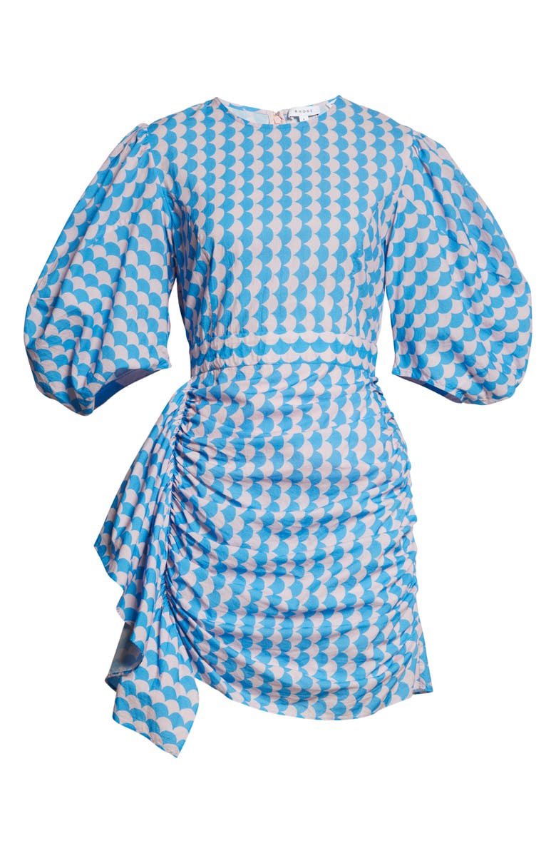 RHODE Pia Floral Mixed Print Cotton Dress, Alternate, color,