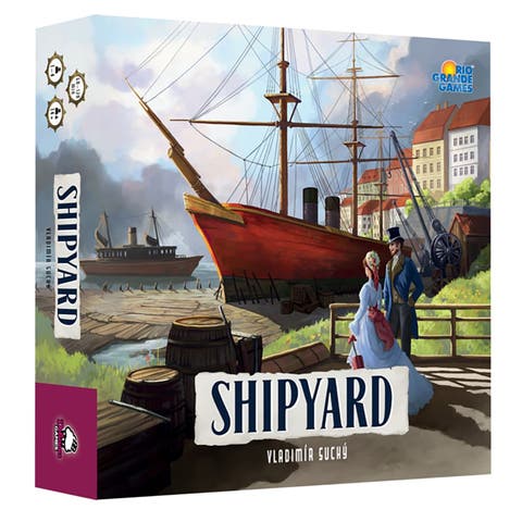 Shipyard 2nd Edition - Strategy Board Game, 19th Century Shipbuilding, Economic & Worker Placement, Age 14+, 1-4 Players, 90-120 Min