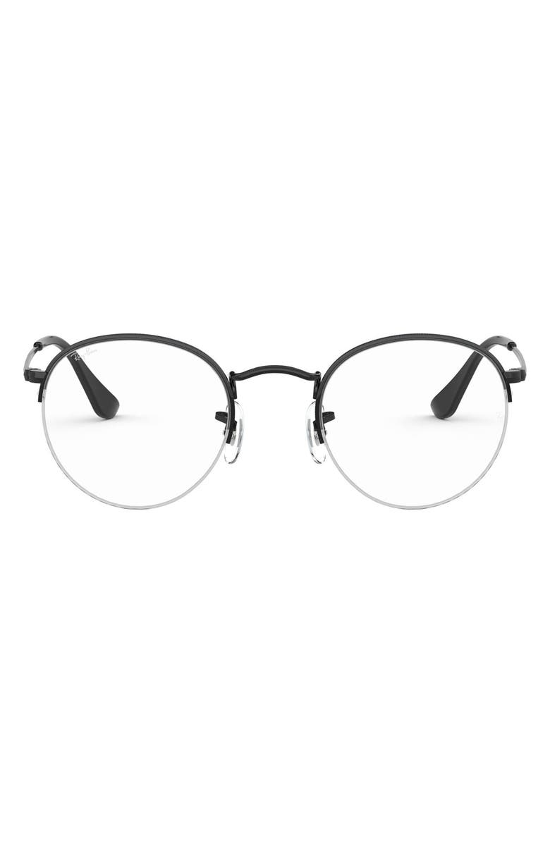 Ray-Ban 51mm Round Optical Glasses, Main, color, 