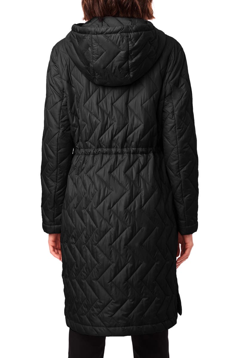 Bernardo Zigzag Quilted Water Resistant Recycled Polyester Jacket, Alternate, color, 