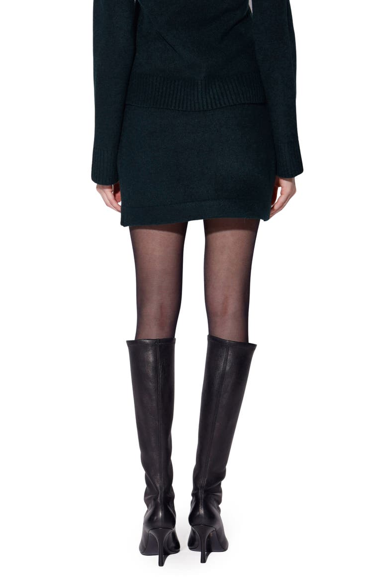 Arabella Sweater Miniskirt, Alternate, color, TEAL