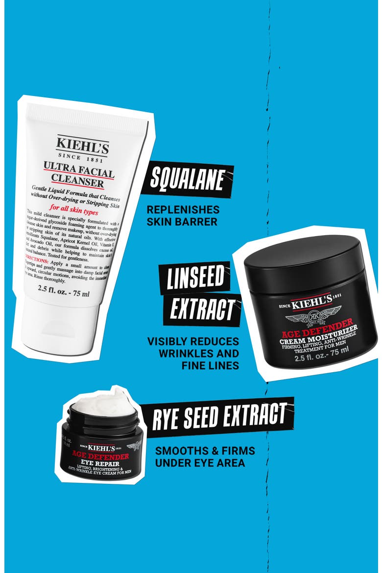 Men's Age Defending Skin Care Gift Set $117 Value, Alternate, color, NONE