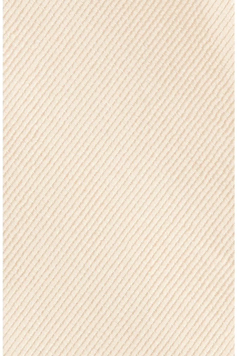 Silk Solid Bow Tie, Alternate, color, LIGHT CHAMPAGNE