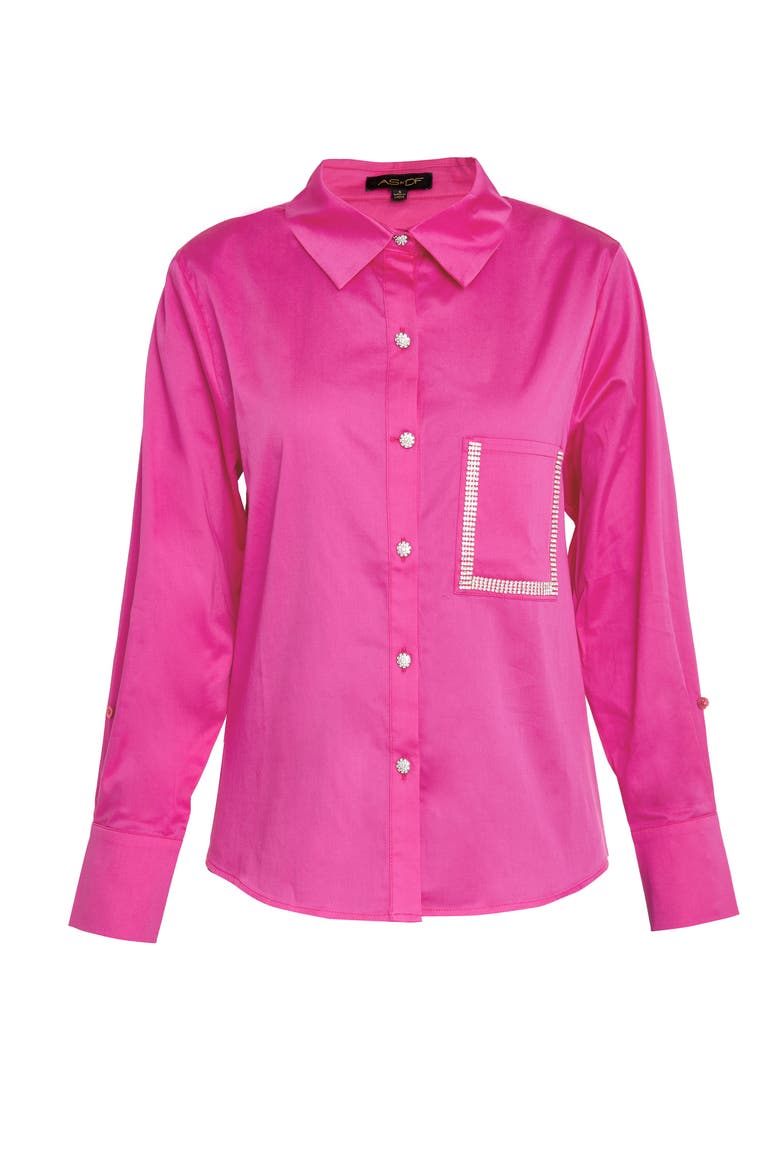 Valentina Blouse, Alternate, color, Magenta