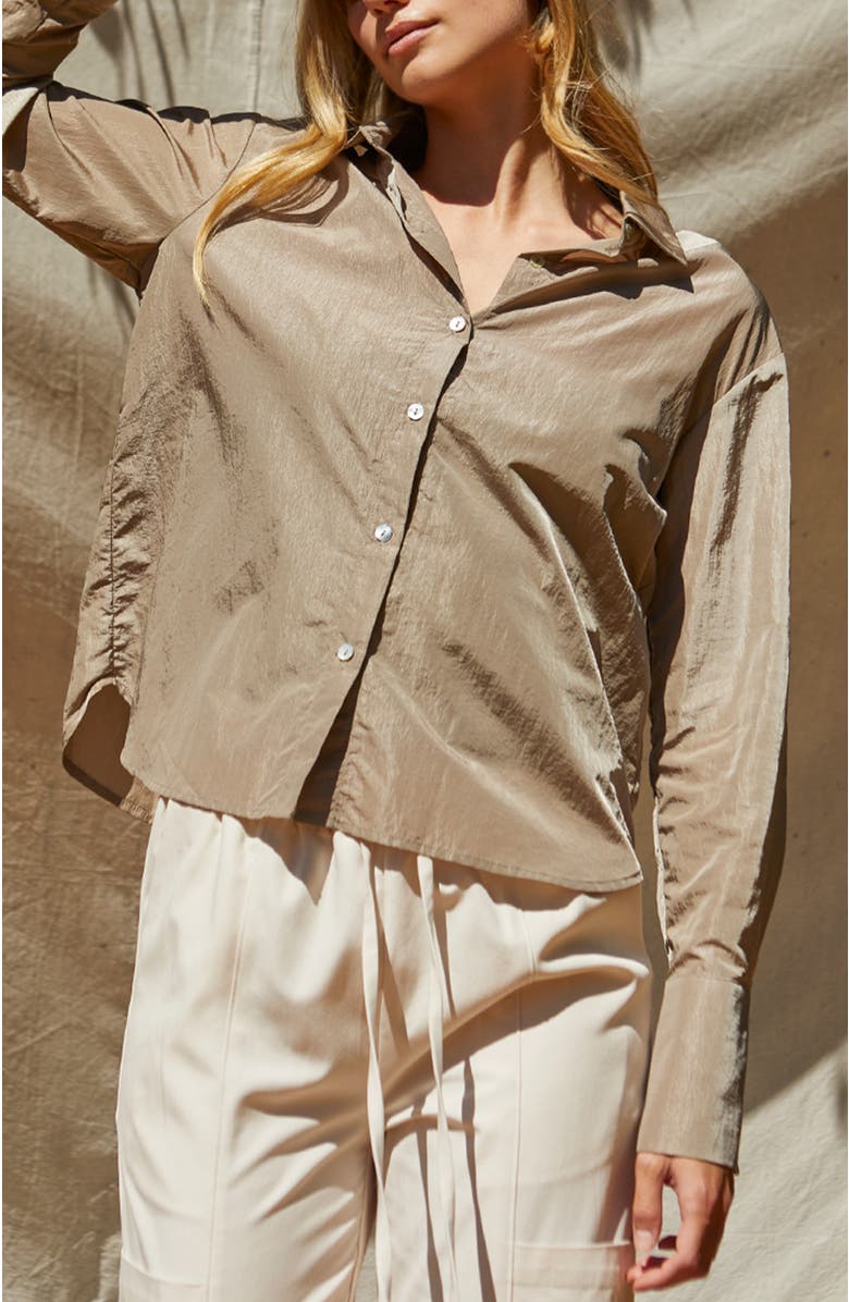 CRESCENT Button Up Shirt, Alternate, color, 