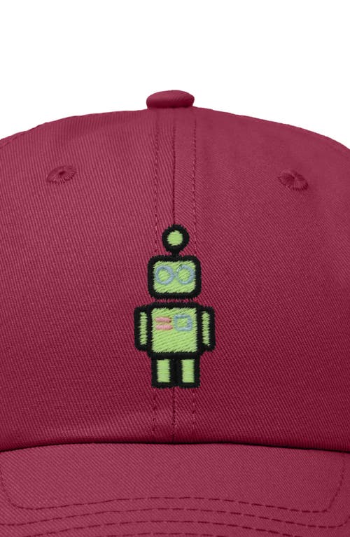 Dalix Robot Hat In Maroon