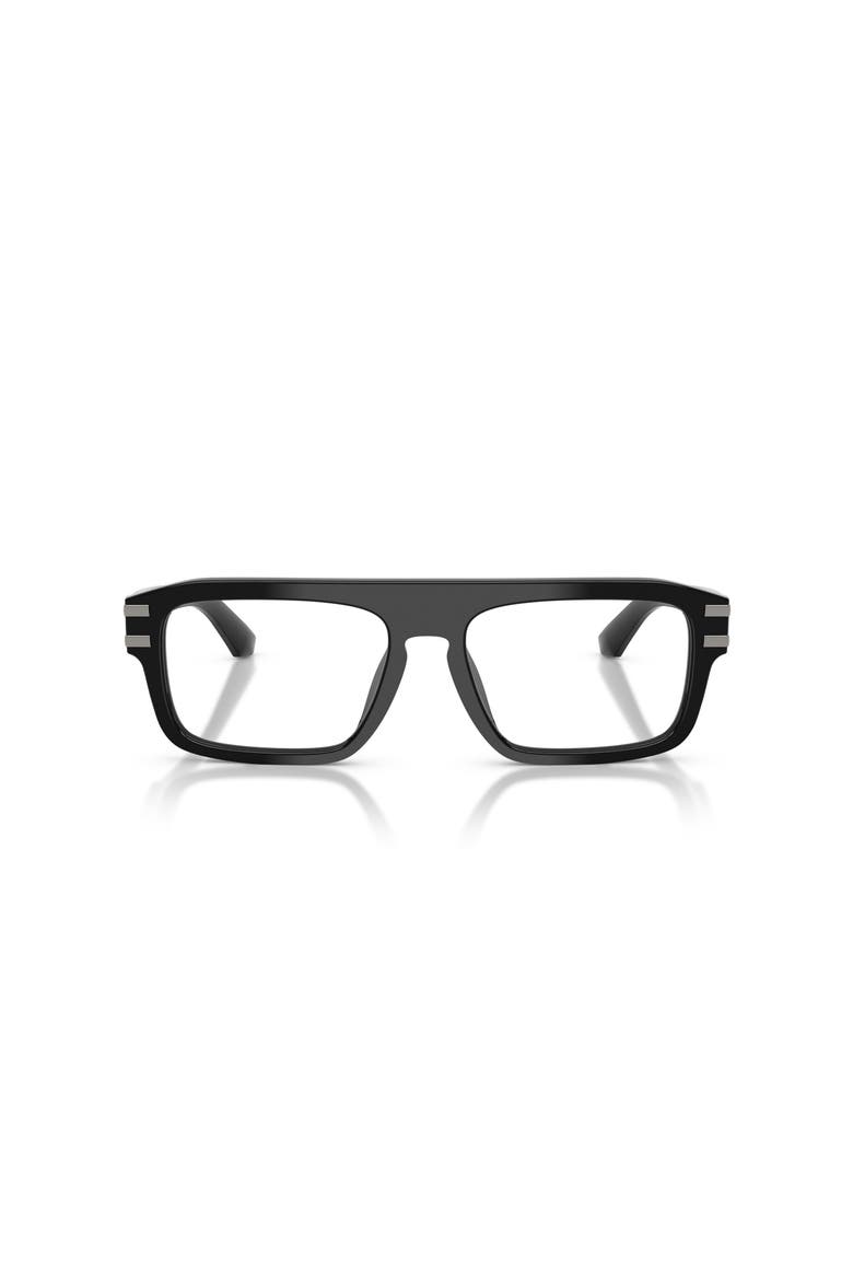 56mm Rectangle optical glasses, Alternate, color, Black