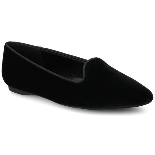 Birdies The Sparrow Loafer Velvet Jewel In Black