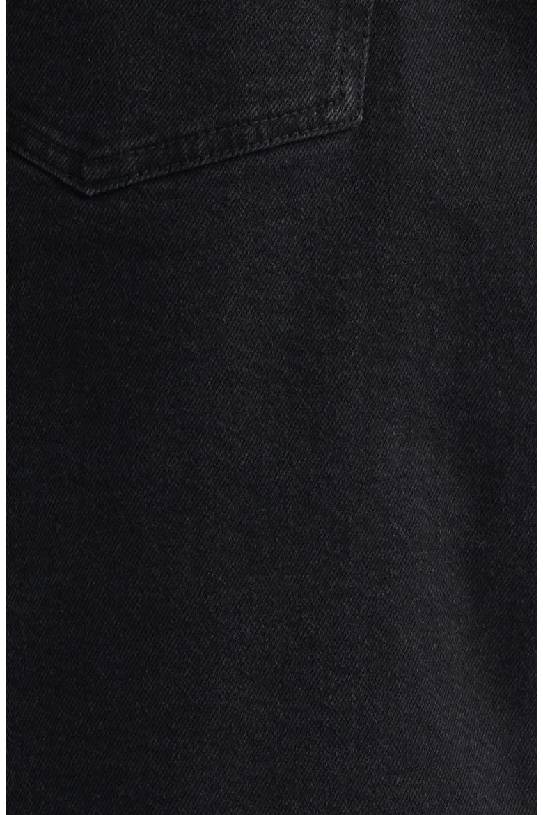 Newport Cotton Denim Shorts, Alternate, color, BLACK STONE WASHED