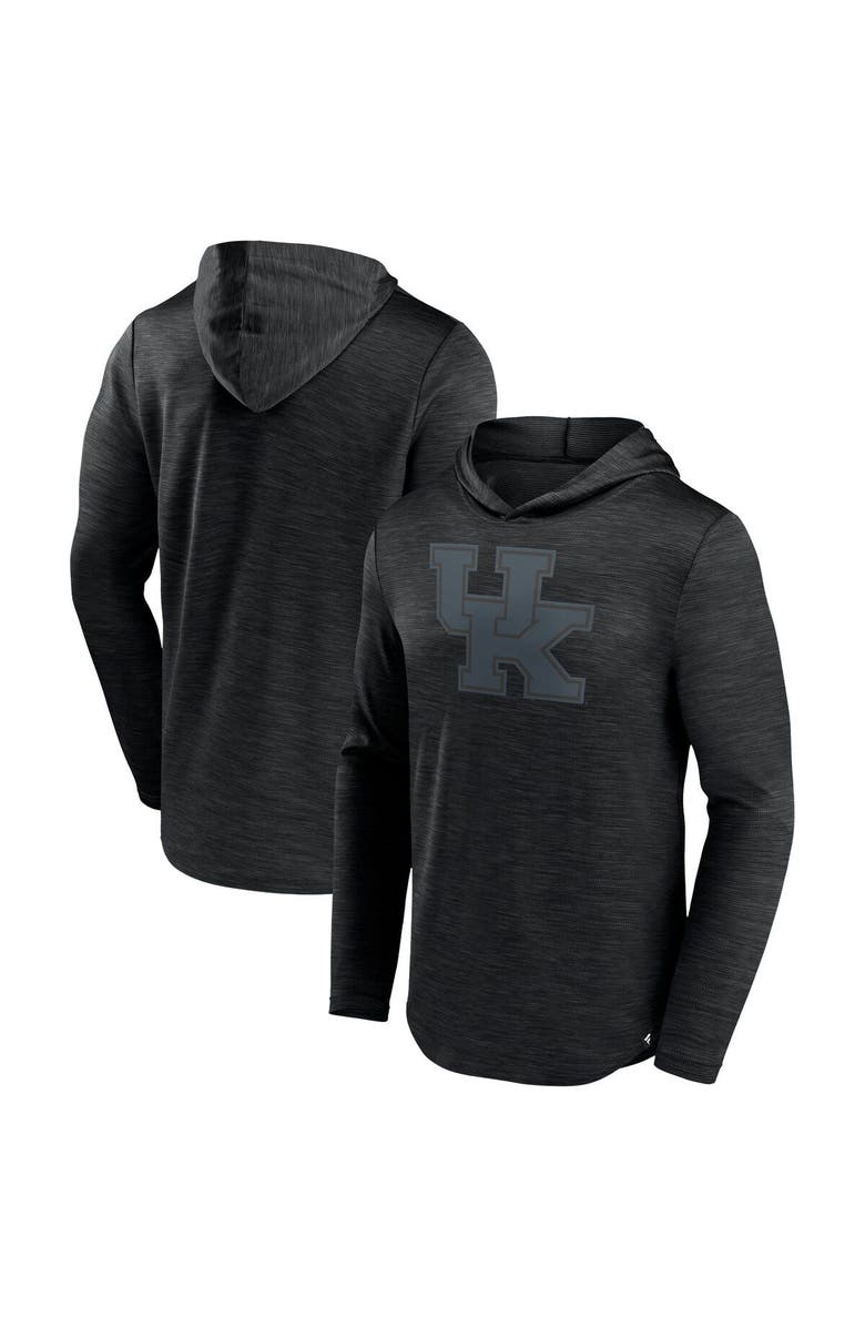 FANATICS Men's Fanatics Branded Heather Black Kentucky Wildcats Transitional Hoodie T-Shirt, Main, color, 