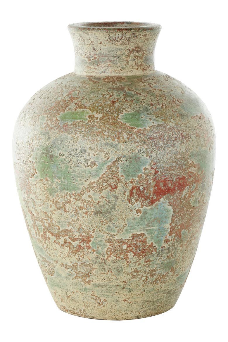 Brown Ceramic Vase, Alternate, color, BROWN