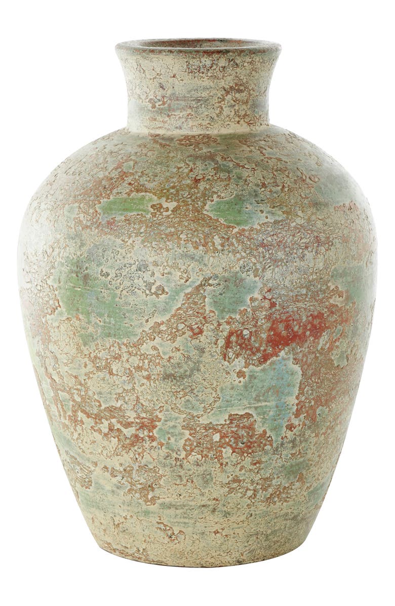 GINGER BIRCH STUDIO Brown Ceramic Vase, Alternate, color, Brown