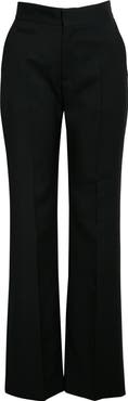 Ambush High Waist Flare Leg Wool Pants
