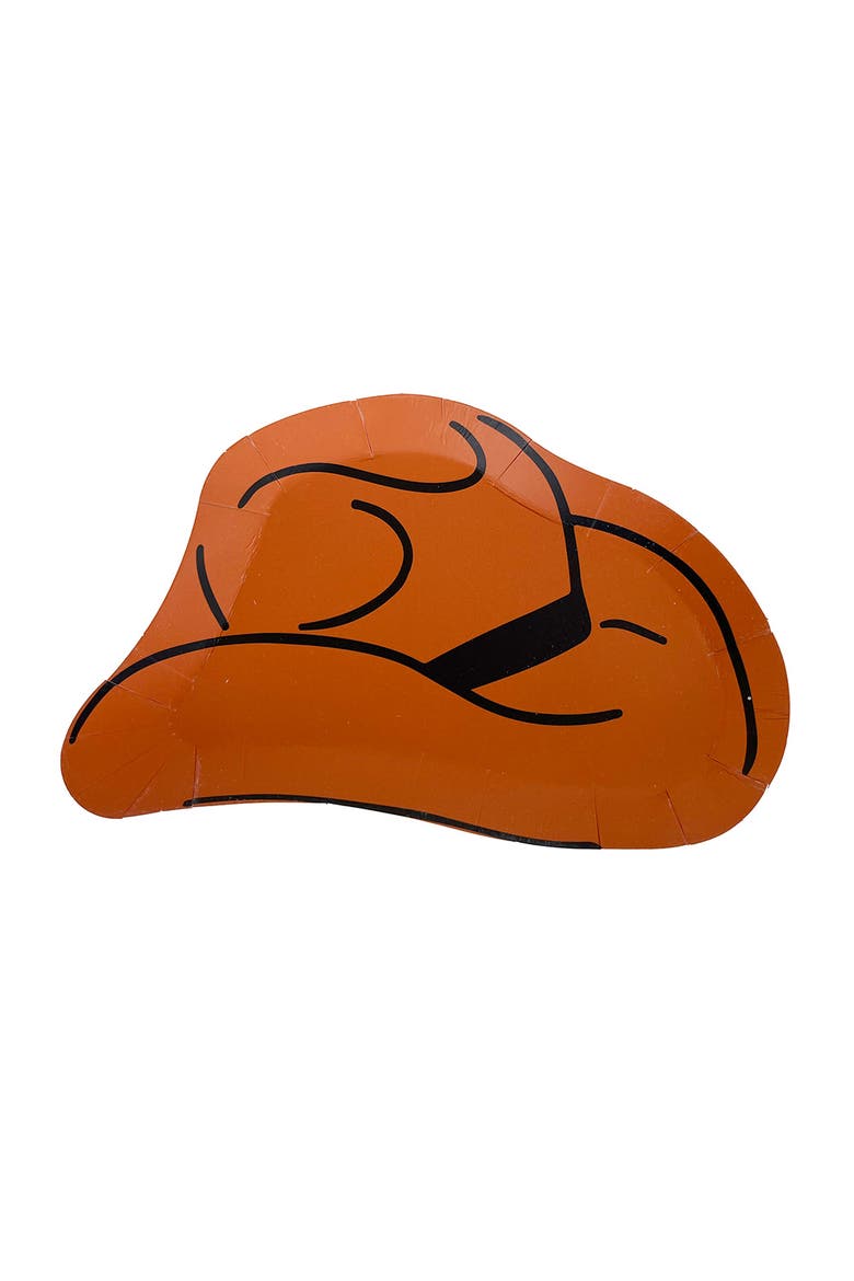 Yeehaw Large "Cowboy Hat" Plates, Main, color, Assorted Pre-Pack