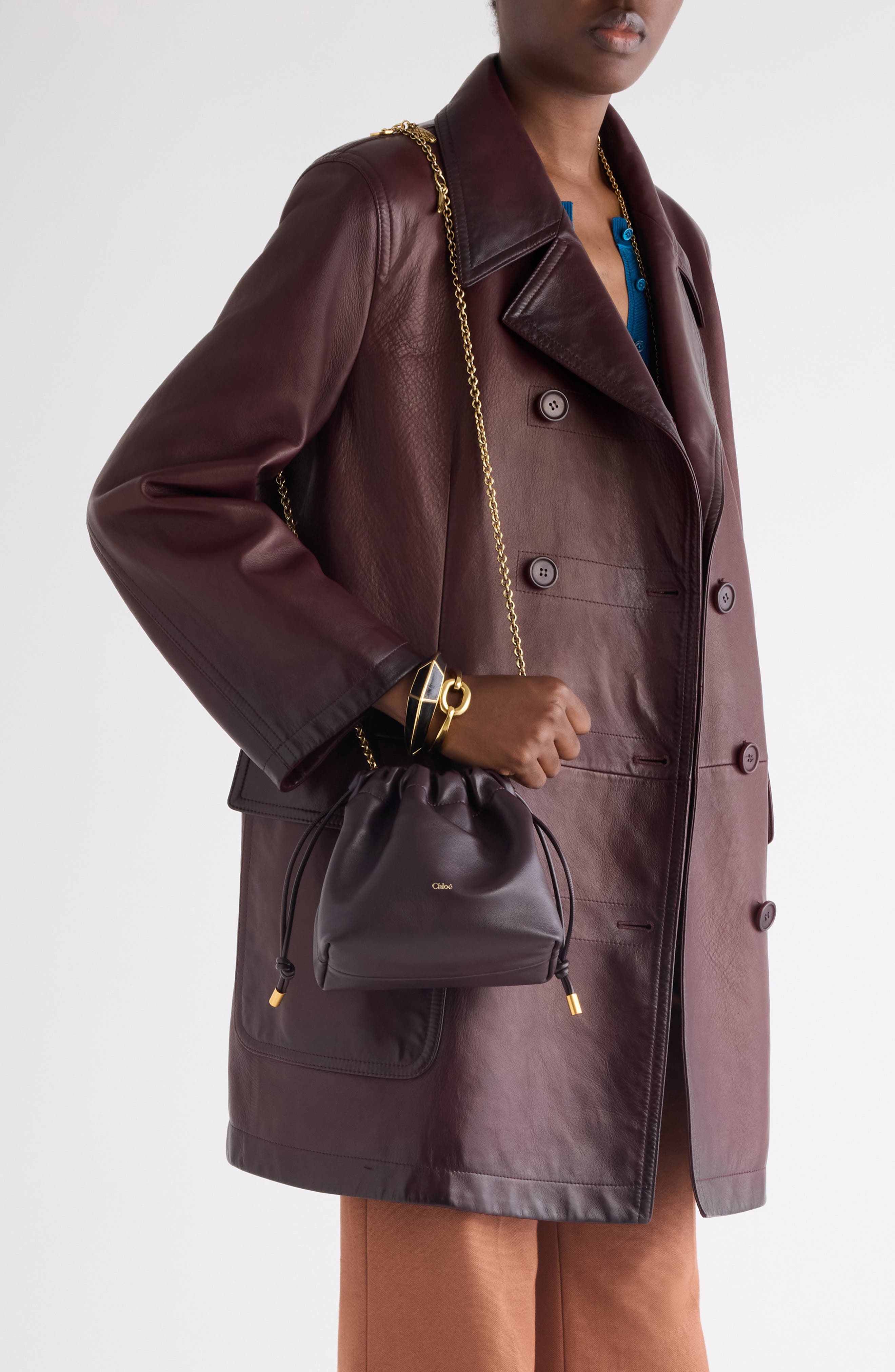 Mini Icons Leather Shoulder Bag, Alternate, color, PERFECT PLUM