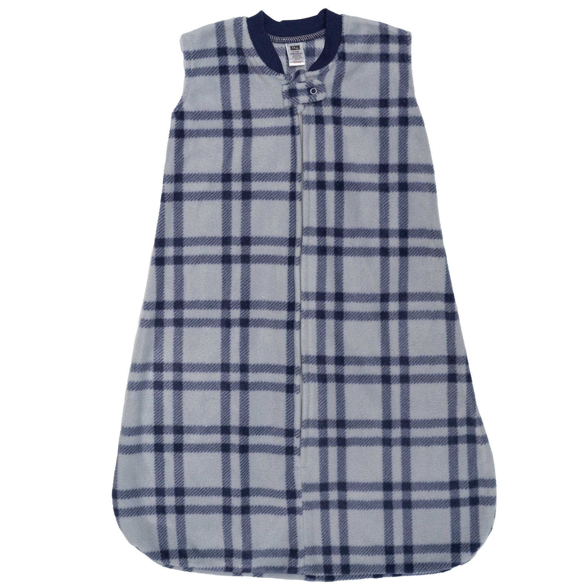 Gray Navy Plaid