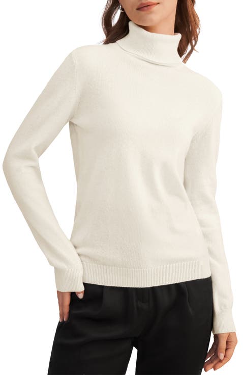 Pure Cashmere Turtleneck Sweater