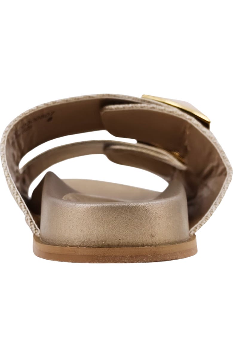 SHUSHOP Bernarda Studded Slide Sandal, Alternate, color, Gold Woven