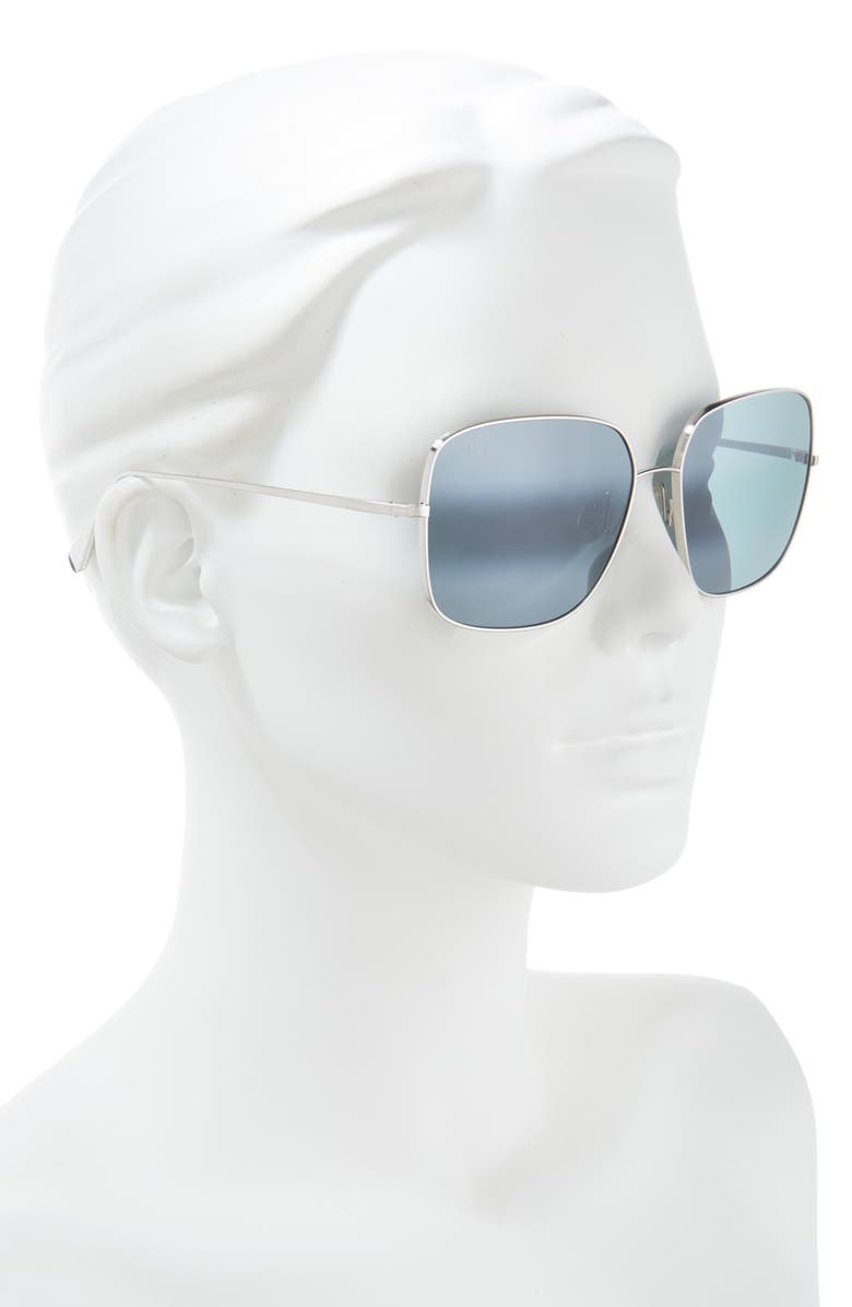 Maui Jim 61mm Polarized Rectangle Sunglasses, Alternate, color,