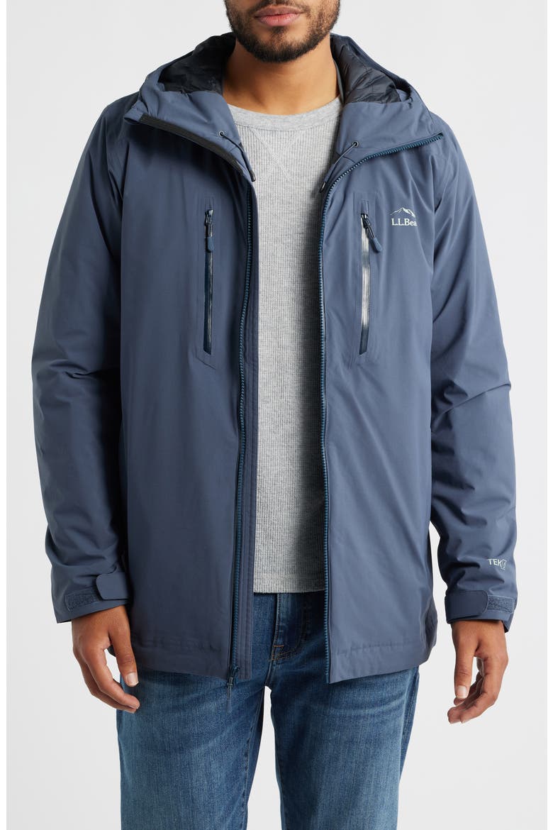 Men's Waterproof Packaway Jacket, Main, color, GUNMETAL GRAY