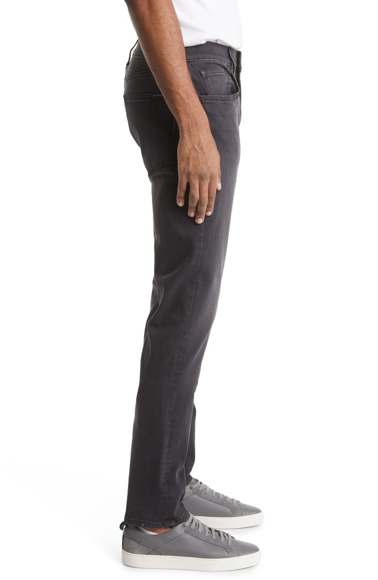 7 For All Mankind Slimmy Slim Fit Jeans, Alternate, color, Washedblk