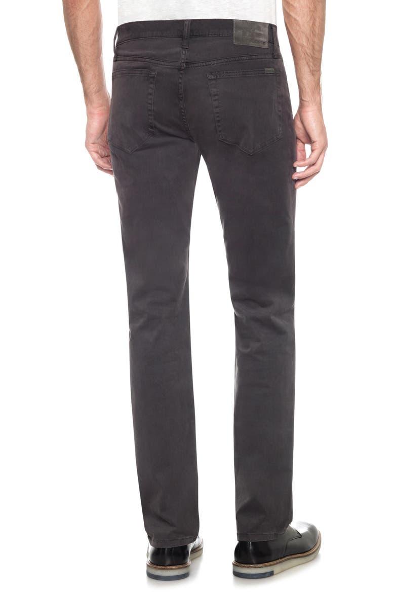 The Brixton Slim Straight Leg Chinos, Alternate, color, GREASE
