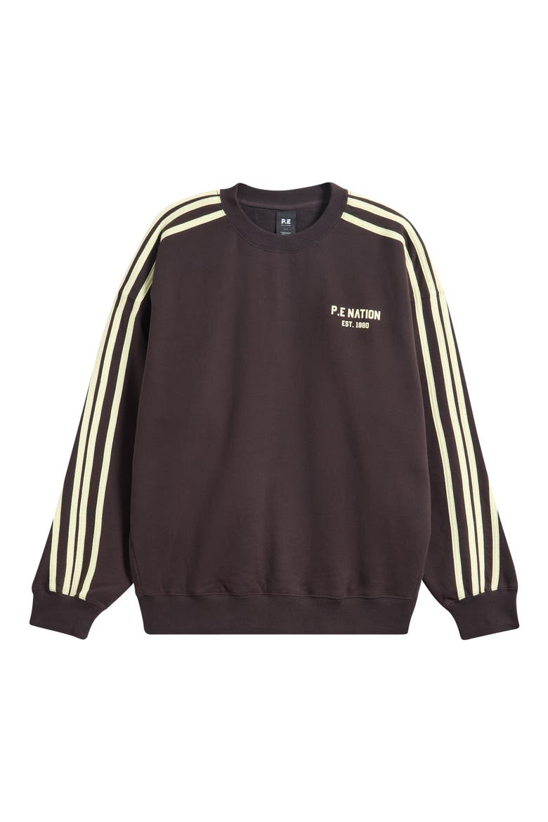 Voltage Oversized Sweatshirt, Main, color, BLACK BEAN