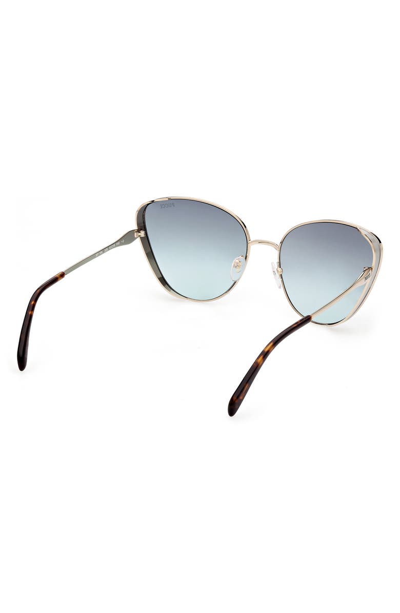 Emilio Pucci 61mm Cat Eye Sunglasses, Alternate, color, 