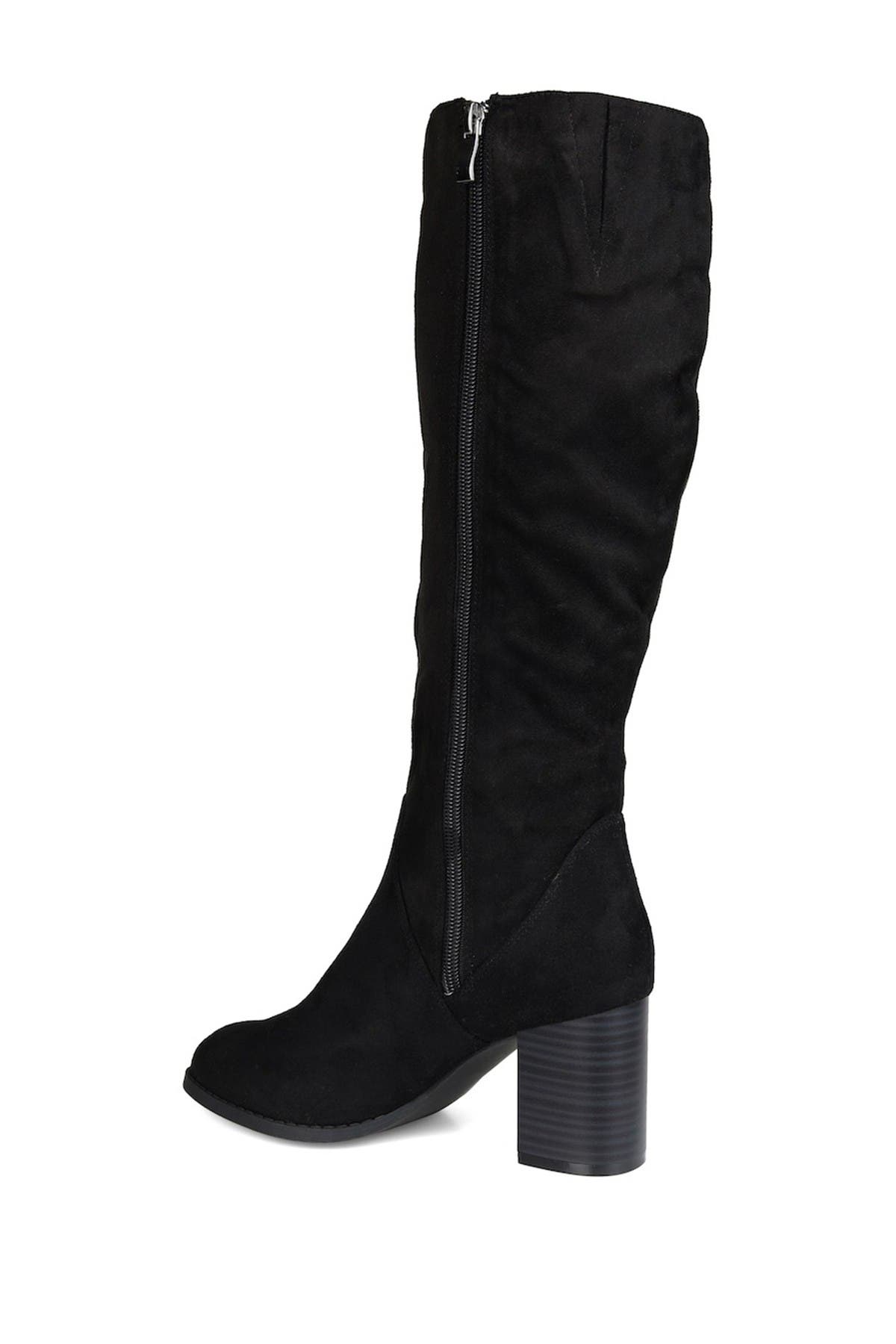 Journee Collection Gentri Braid Trim Boot - Wide Calf, Alternate, color, 