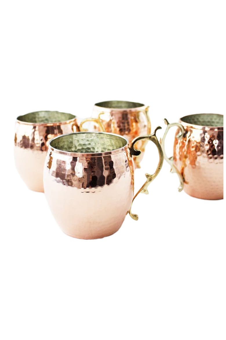 CMK Vintage Inspired Moscow Mule Mugs, Alternate, color, Copper