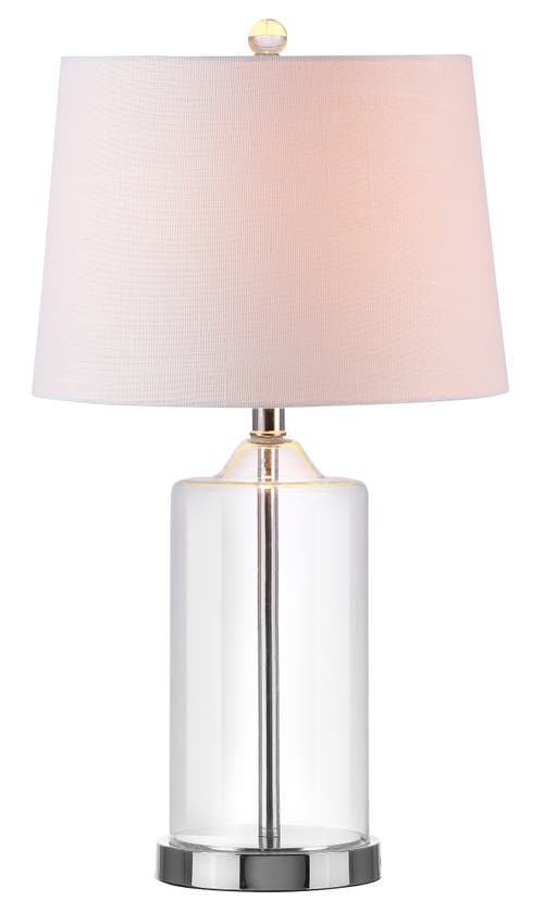 JONATHAN Y JONATHAN Y WALSH GLASS LED TABLE LAMP 