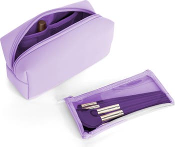 Cosmetic Loaf Bag & Brush Pouch Set