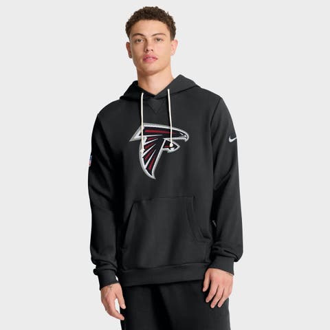 Men's Nike Black Atlanta Falcons Sideline Standard Issue Initial Home Dri-FIT Hoodie