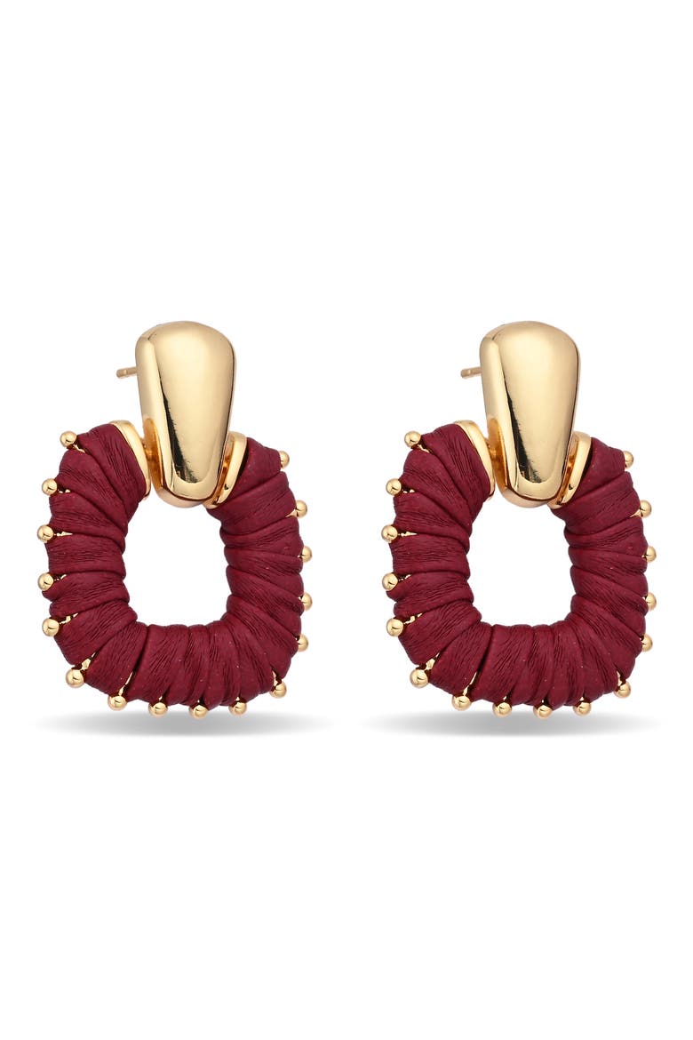 Jelena Statement Knocker Earrings, Alternate, color, GOLD