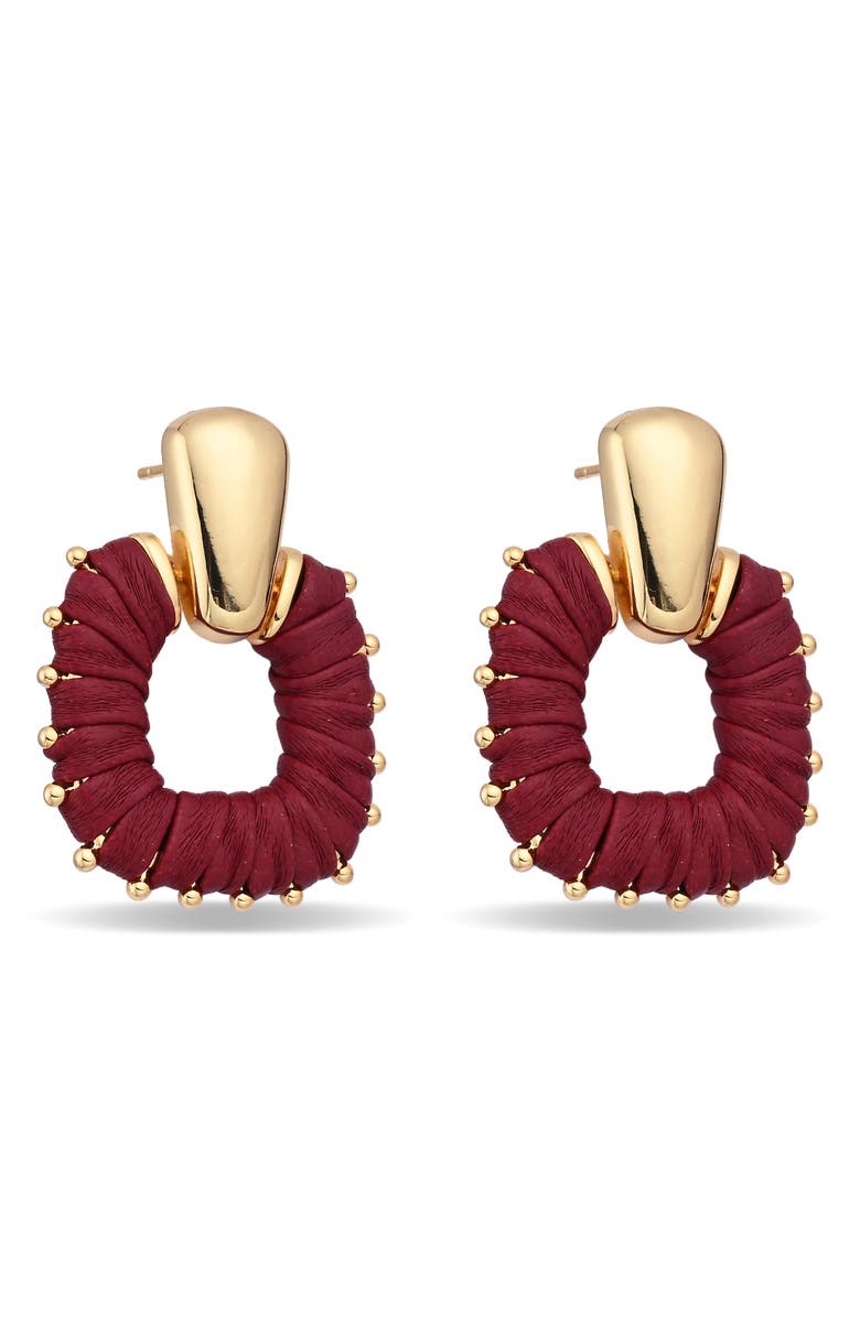 EYE CANDY LOS ANGELES Jelena Statement Knocker Earrings, Alternate, color, Gold
