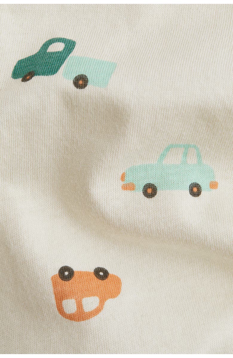 H&M 3-pack cotton t-shirts, Alternate, color, Turquoise/Vehicles