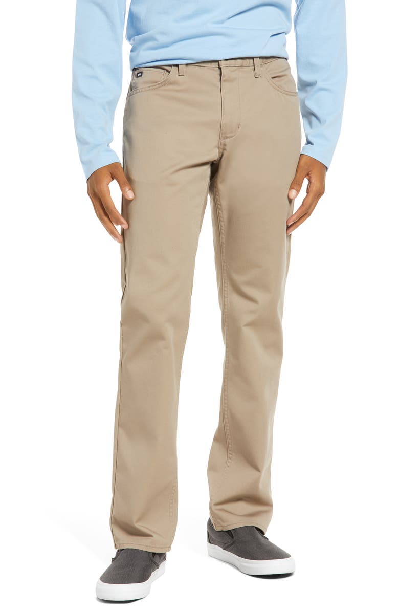 Vans Men's Covina Slim Straight Leg Twill Pants, Main, color,