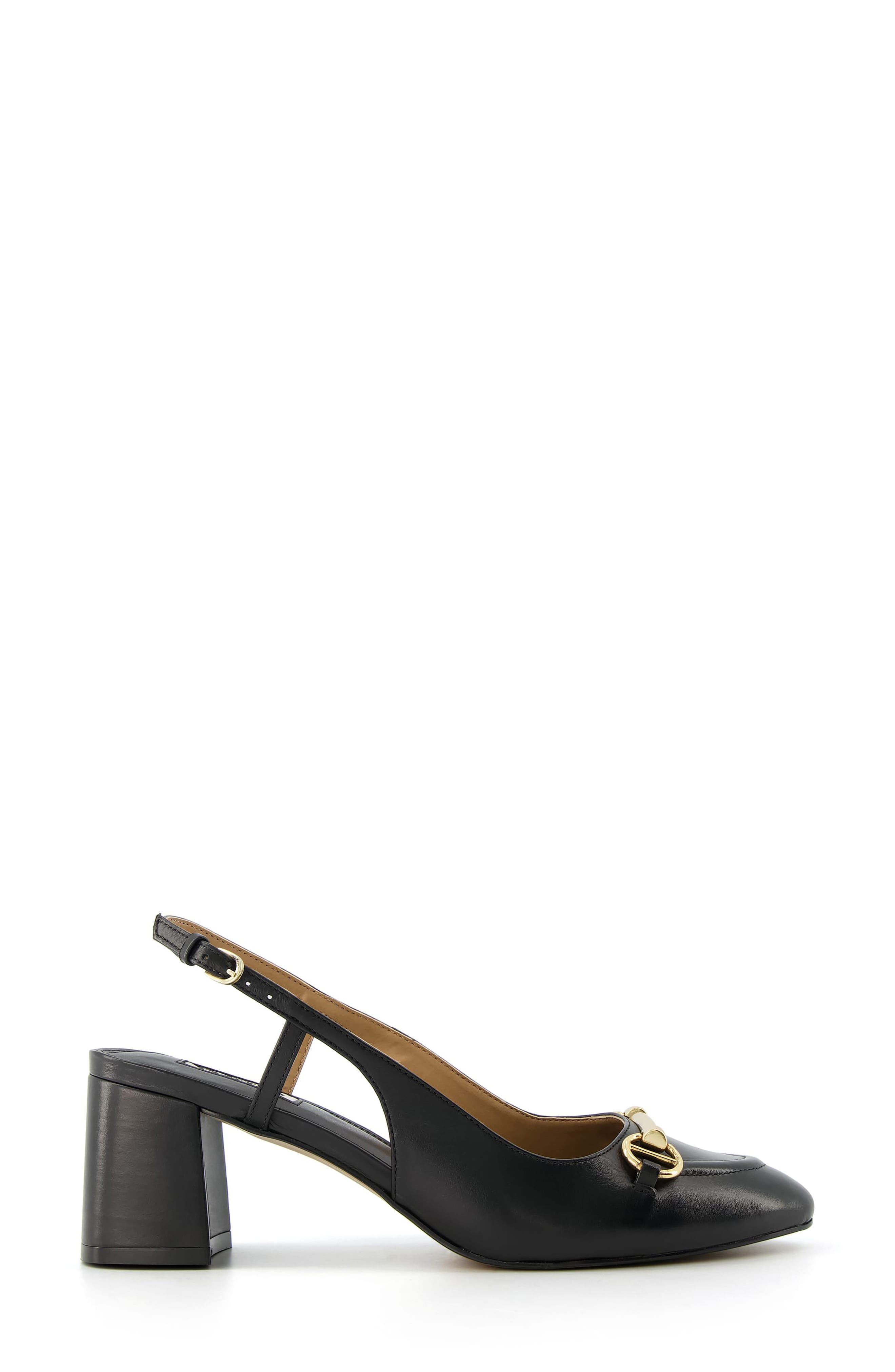 Dune London Cassie Block Heel Slingback Pump, Alternate, color, 