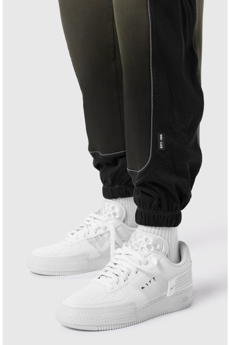Tech Terry Mesh Panel Sweatpants, Alternate, color, Olive "Blade TD"