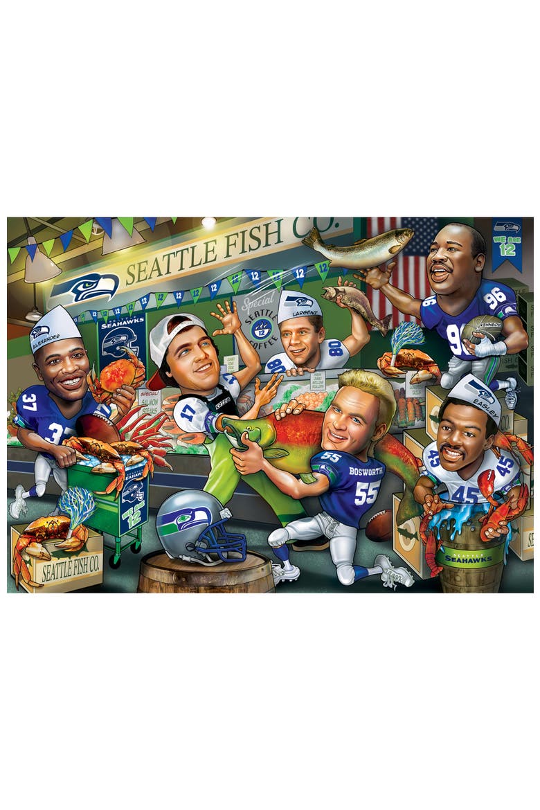 Seattle Seahawks 500 Piece Puzzle, Alternate, color, Multicolor