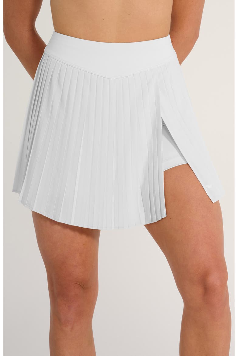 Double Down Golf Skort, Alternate, color, BRILLIANT WHITE