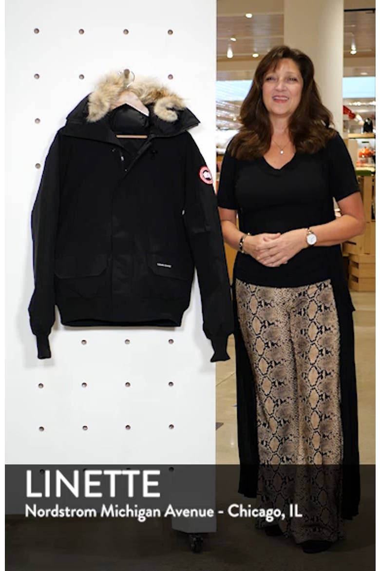 Chilliwack Down Bomber Jacket with Genuine Coyote Fur Trim video