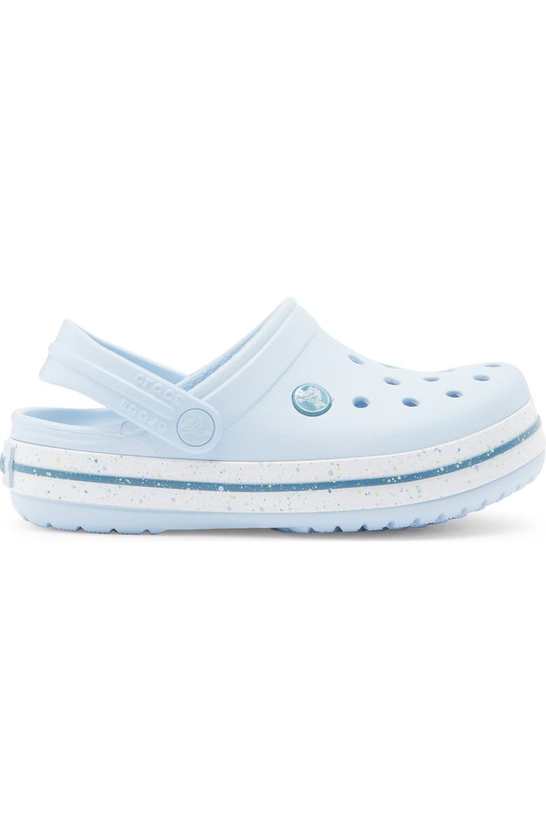 CROCS Kids' Crocband Speckled Band Clogds, Alternate, color, Blue Frost