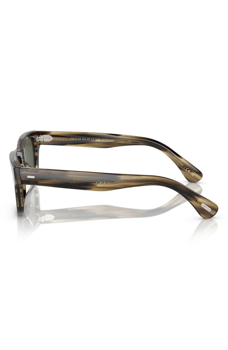 Oliver Peoples Rosson Sun 53mm Square Sunglasses, Alternate, color, Olive