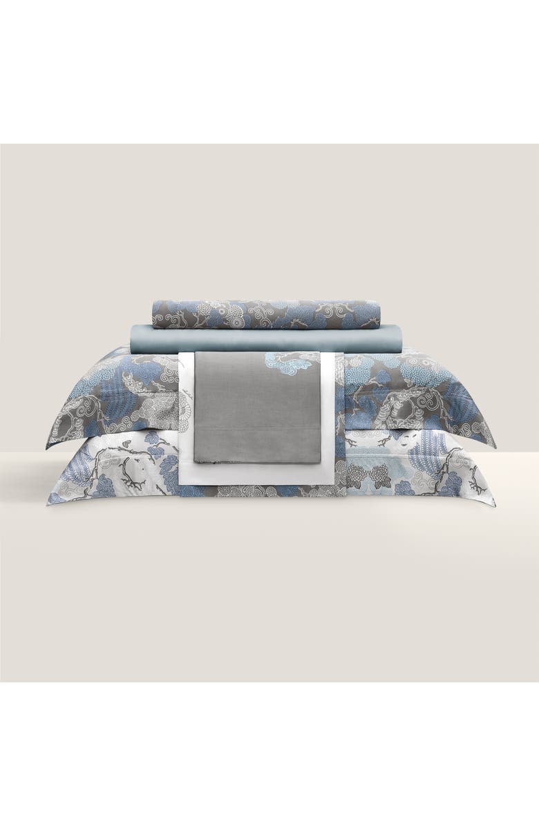 Togas Eriko fitted sheet, Alternate, color, Light Blue