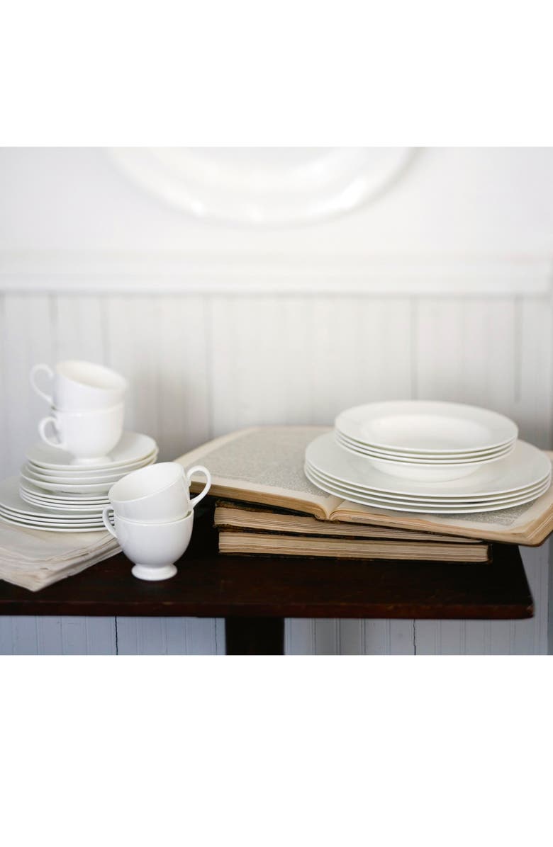 Wedgwood White Collection Bone China 4-Piece Place Setting, Alternate, color,